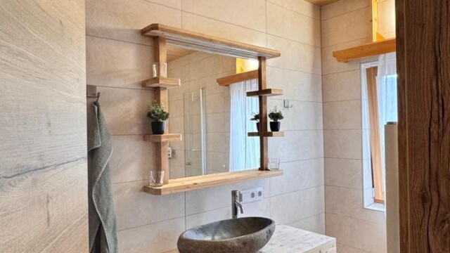 Almhaus Christine - Bad mit Waschbecken